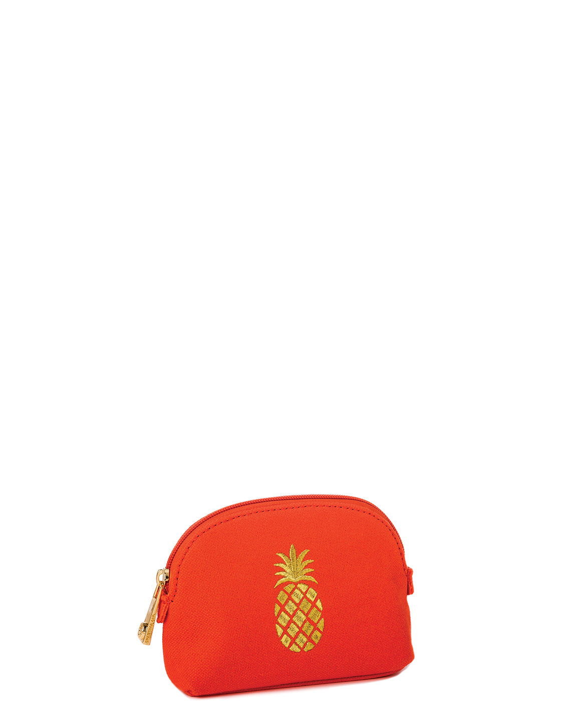 Orange Cosmetic Case Small Pineapple