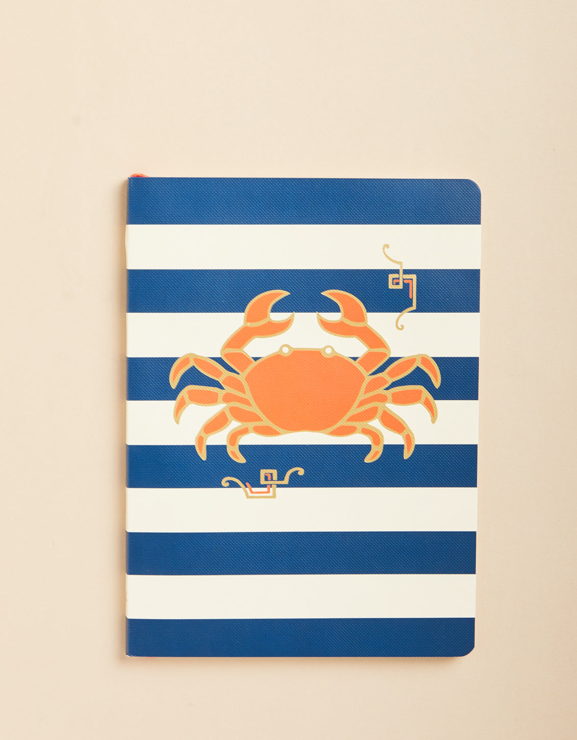 Ruled Journal Crab Stripe 8.5x6