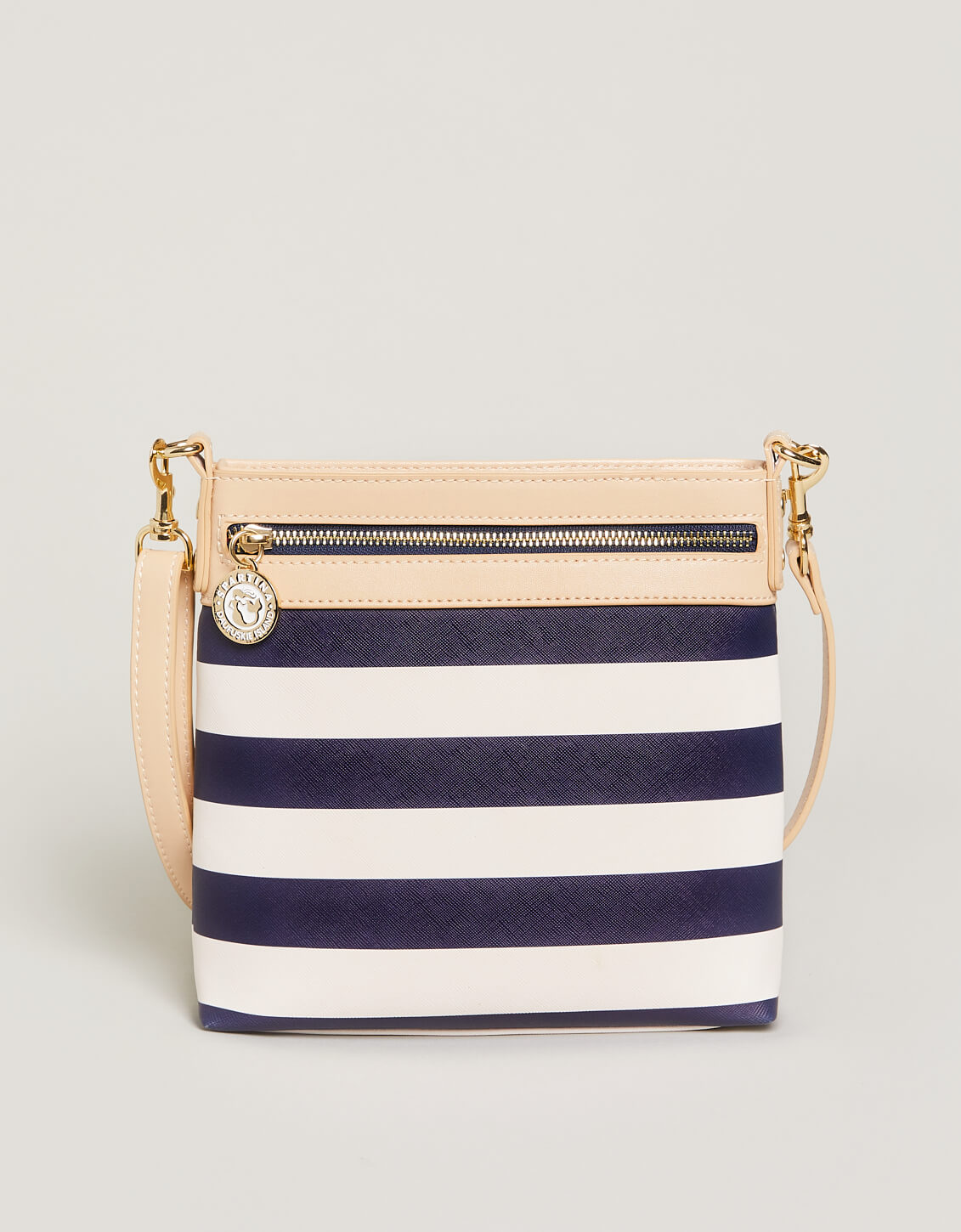 Hipster Crossbody Navy Stripe