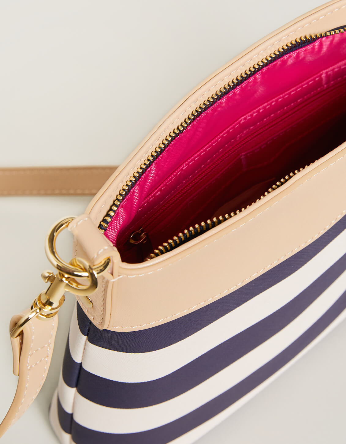 Hipster Crossbody Navy Stripe