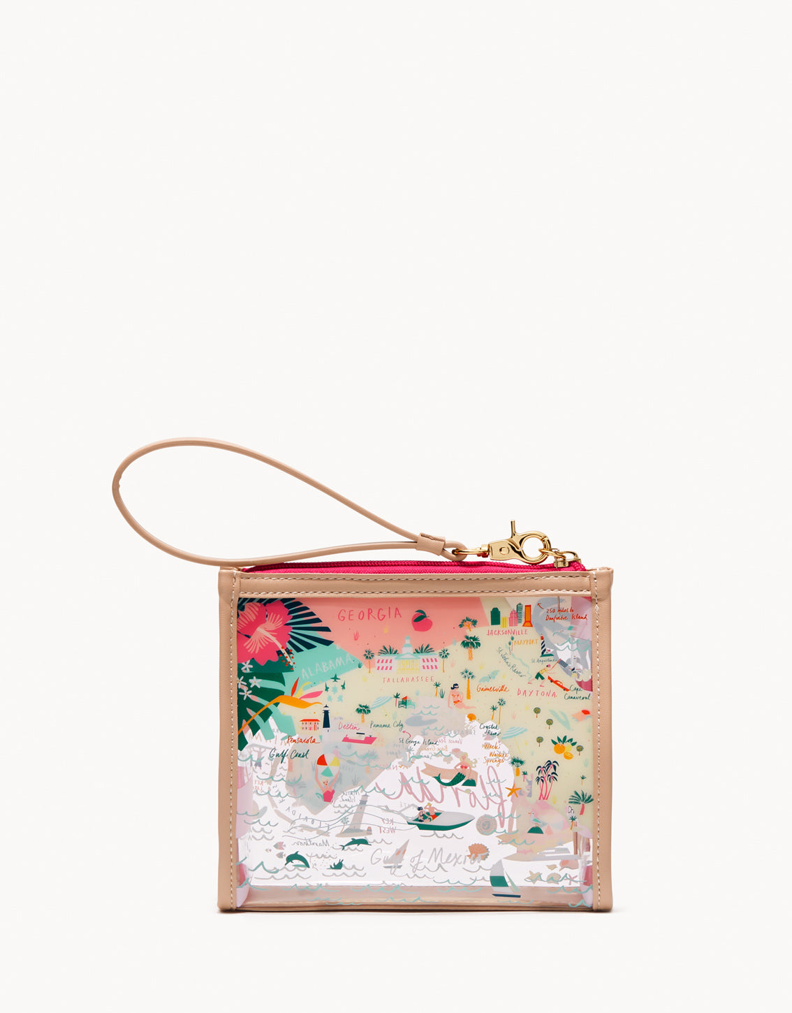 Clear Beach Wristlet Florida