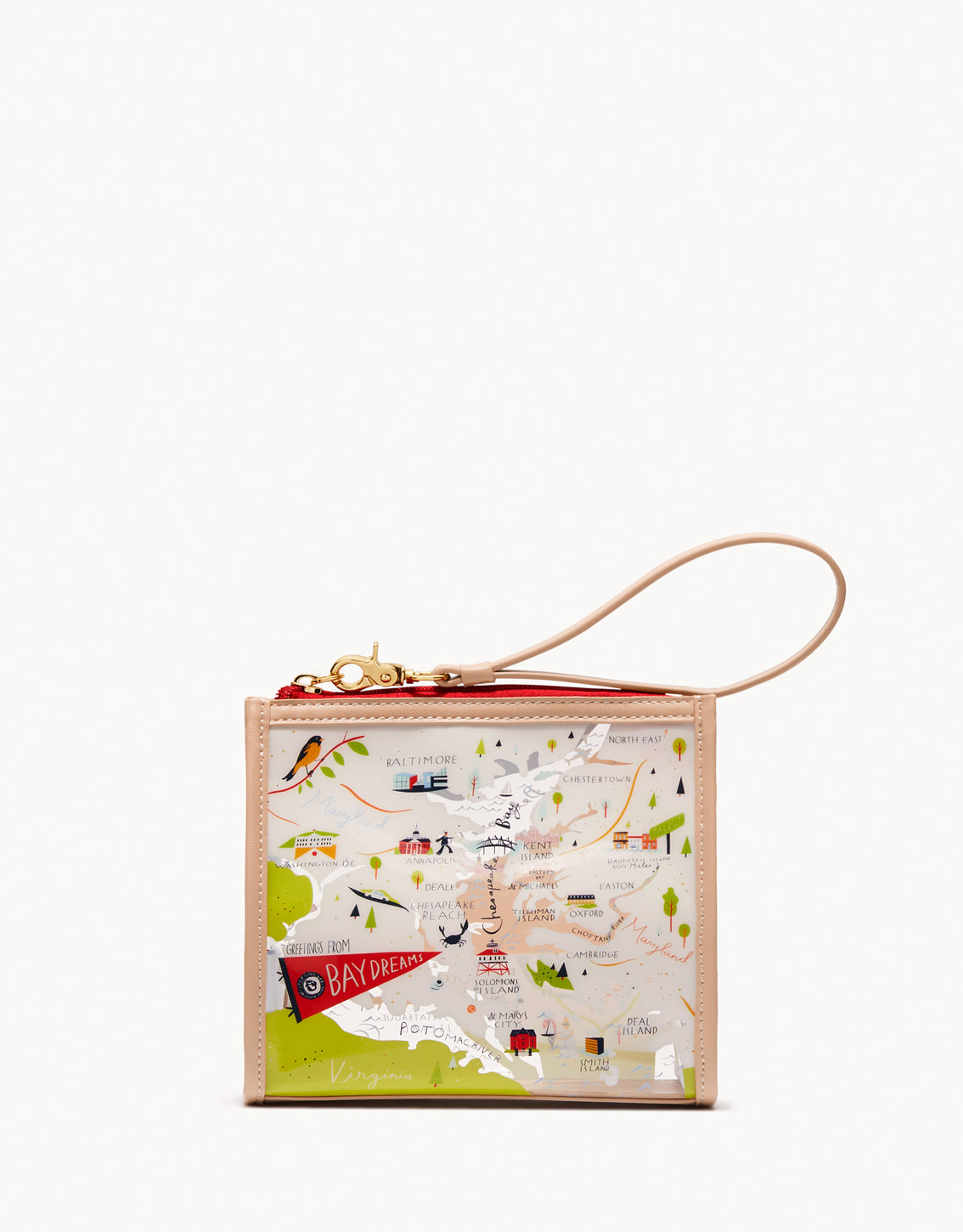 Clear Beach Wristlet Bay Dreams