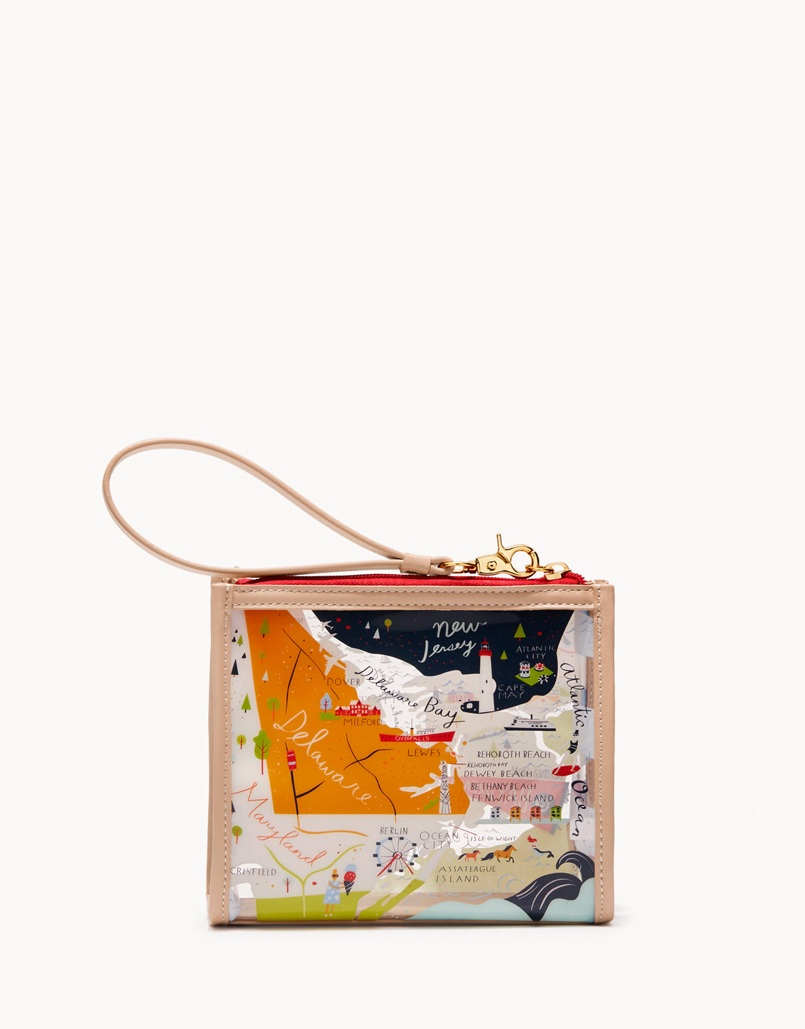 Clear Beach Wristlet Bay Dreams