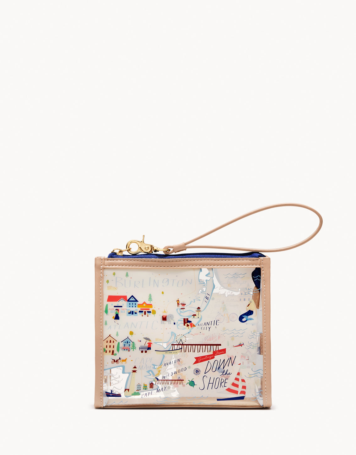 Clear Beach Wristlet Down The Shore