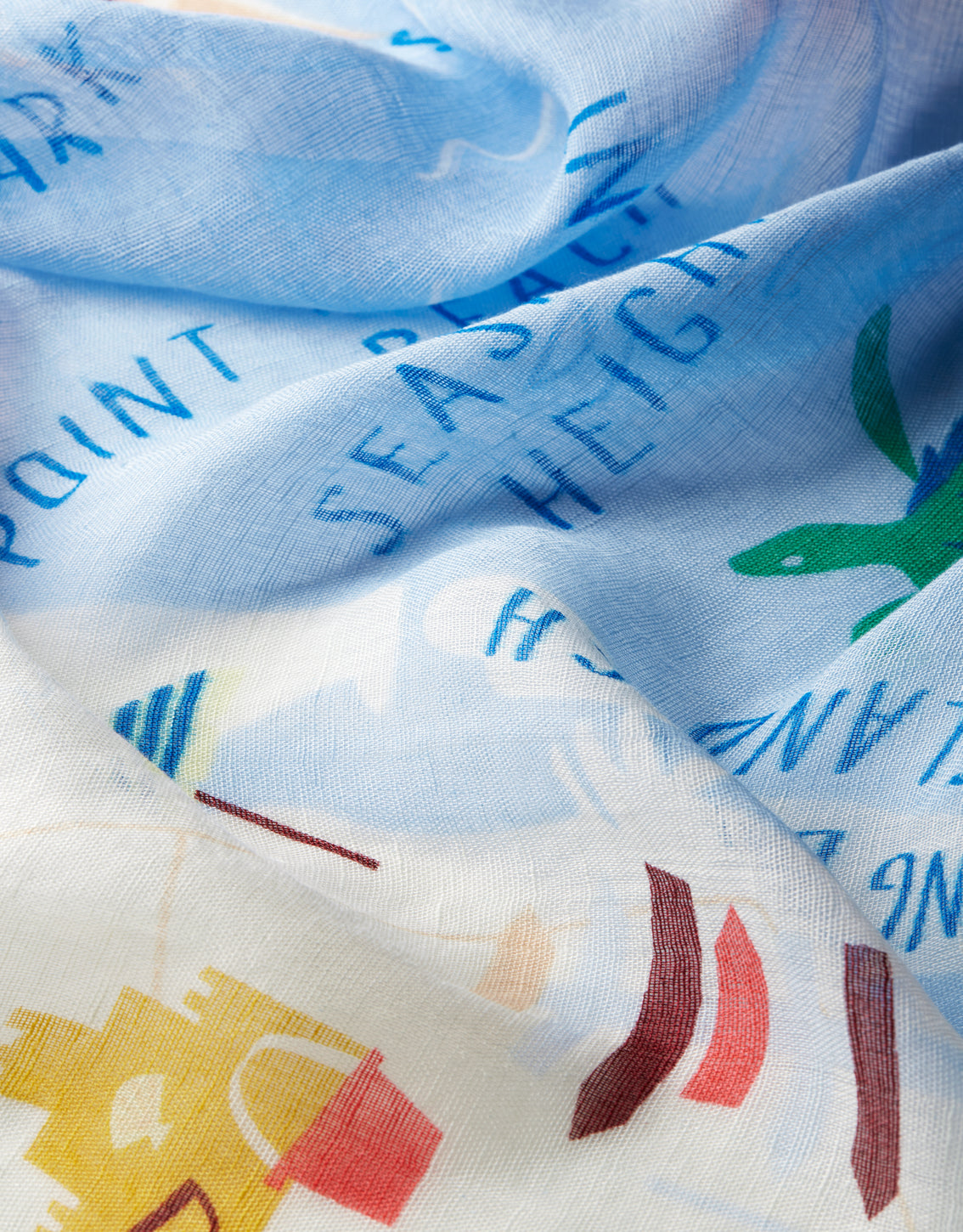 Square Scarf Down The Shore