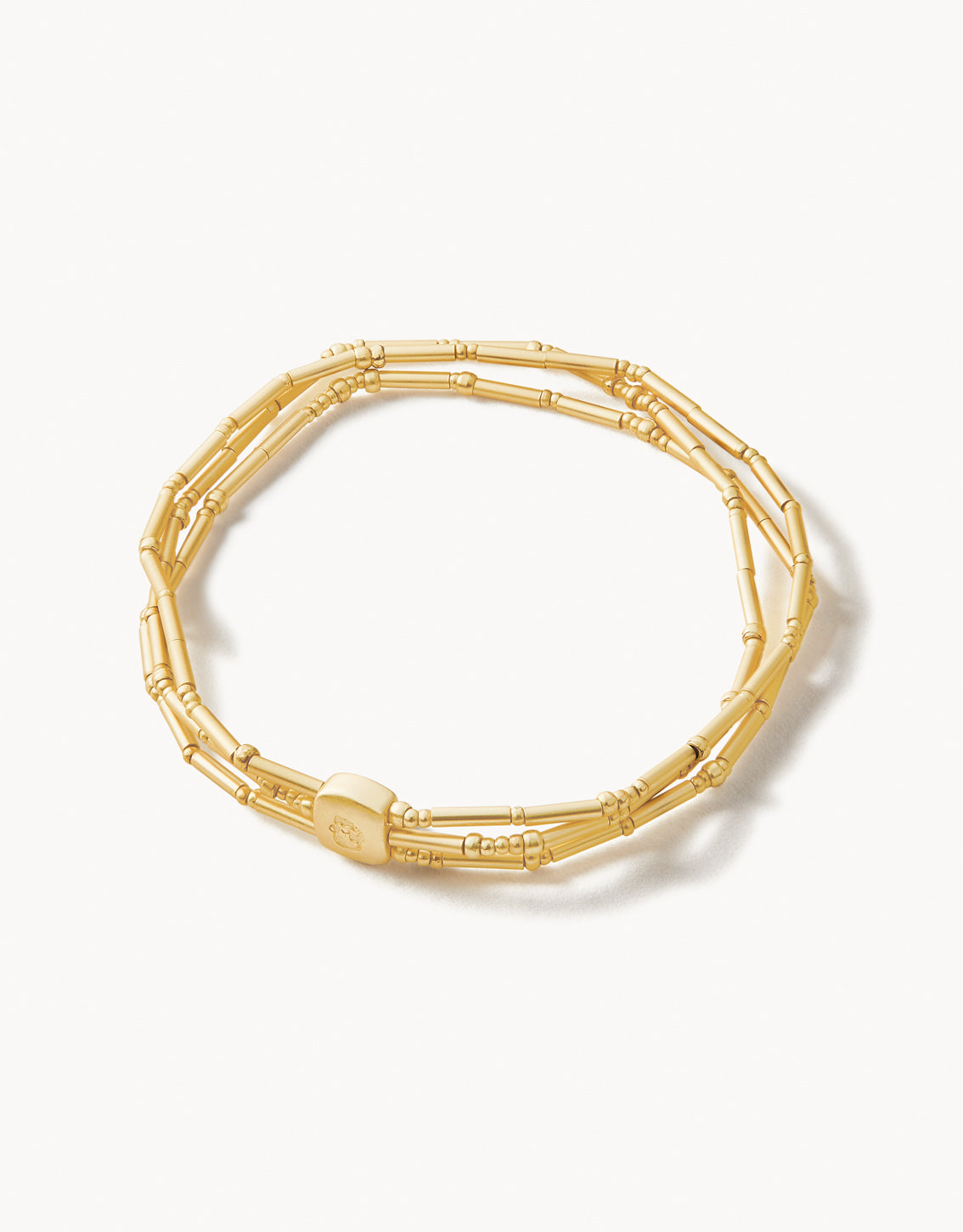 Triple Bitty Bead Stretch Bracelet