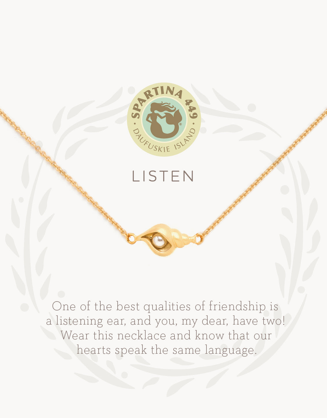 Sea La Vie Listen Necklace