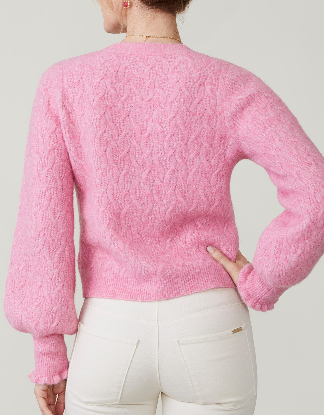 Nadine Cardigan Wild Rose