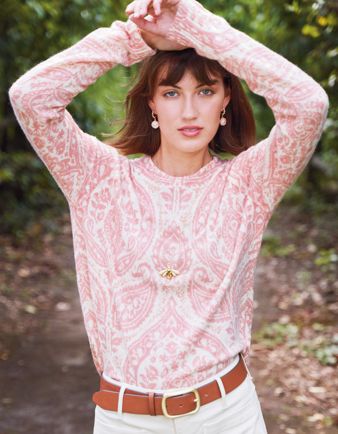 Shelby Pullover Harbor River Damask