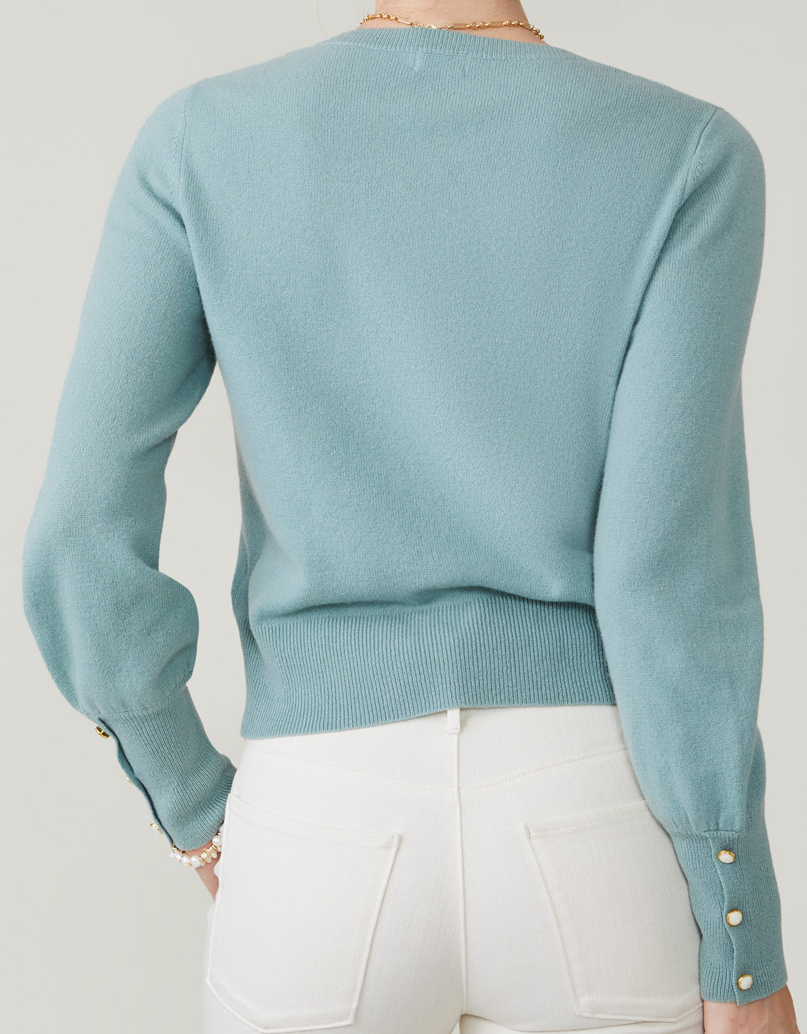 Hayden Cashmere Sweater Blue Storm