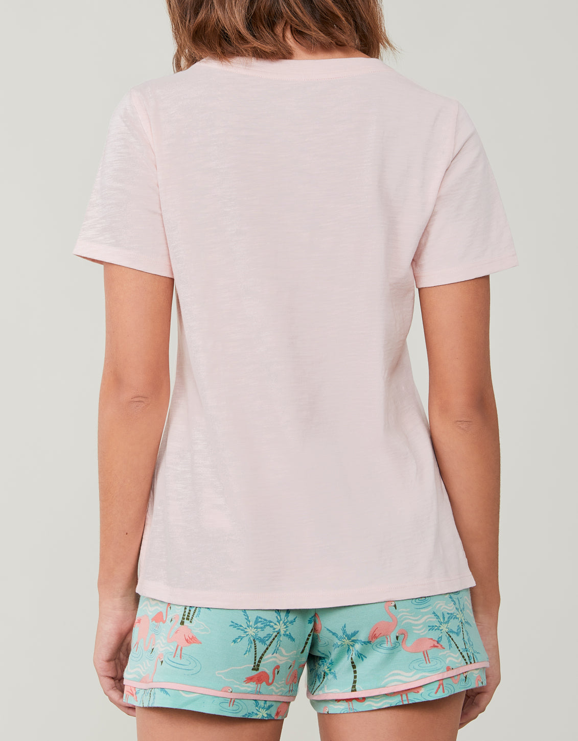 Sea Breeze Slub Tee Strawberry Cream