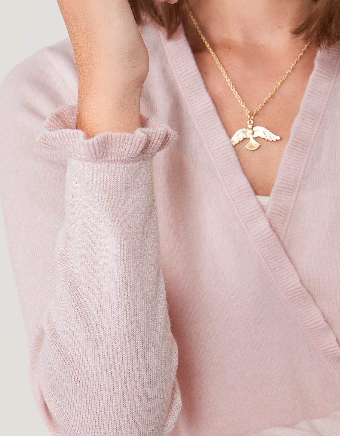 Clara Convertible Cardigan Soft Blush