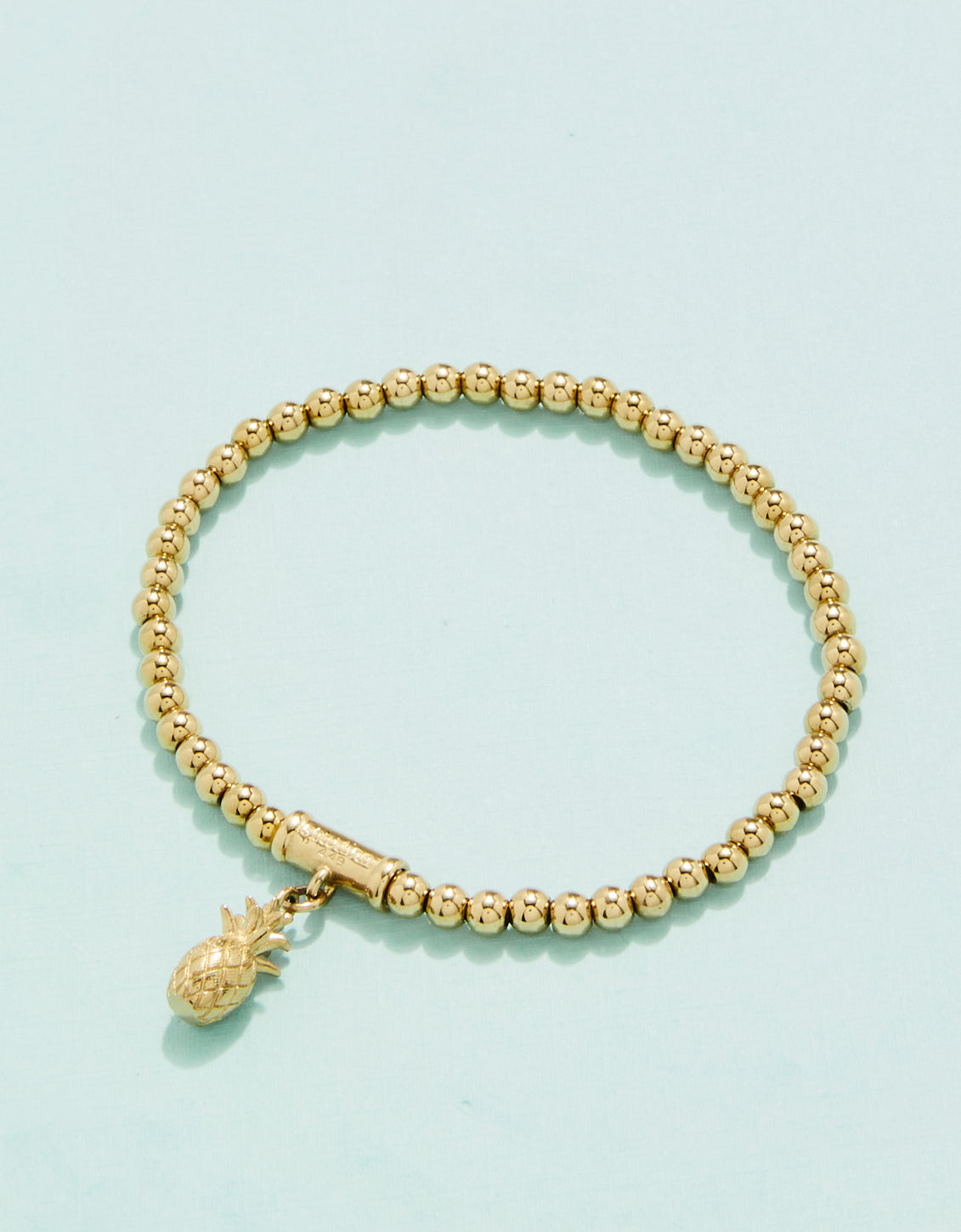Charming Stretch Bracelet Pineapple 4mm