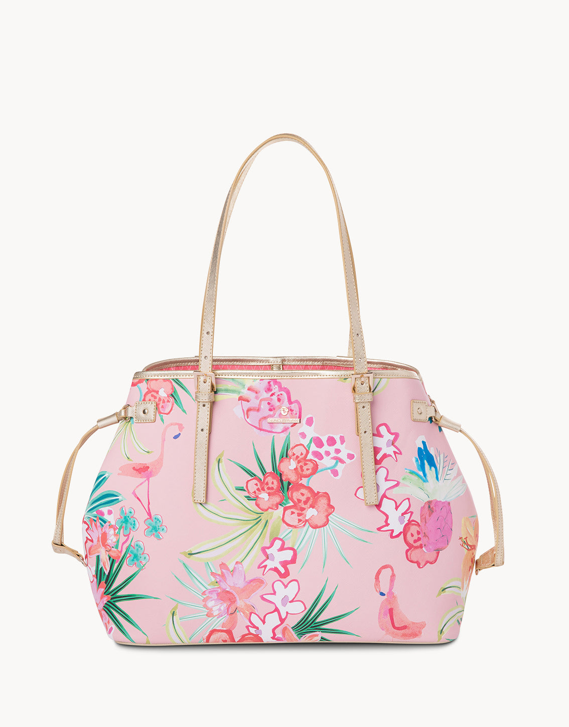 Retreat Jetsetter Tote Flamingo Floral