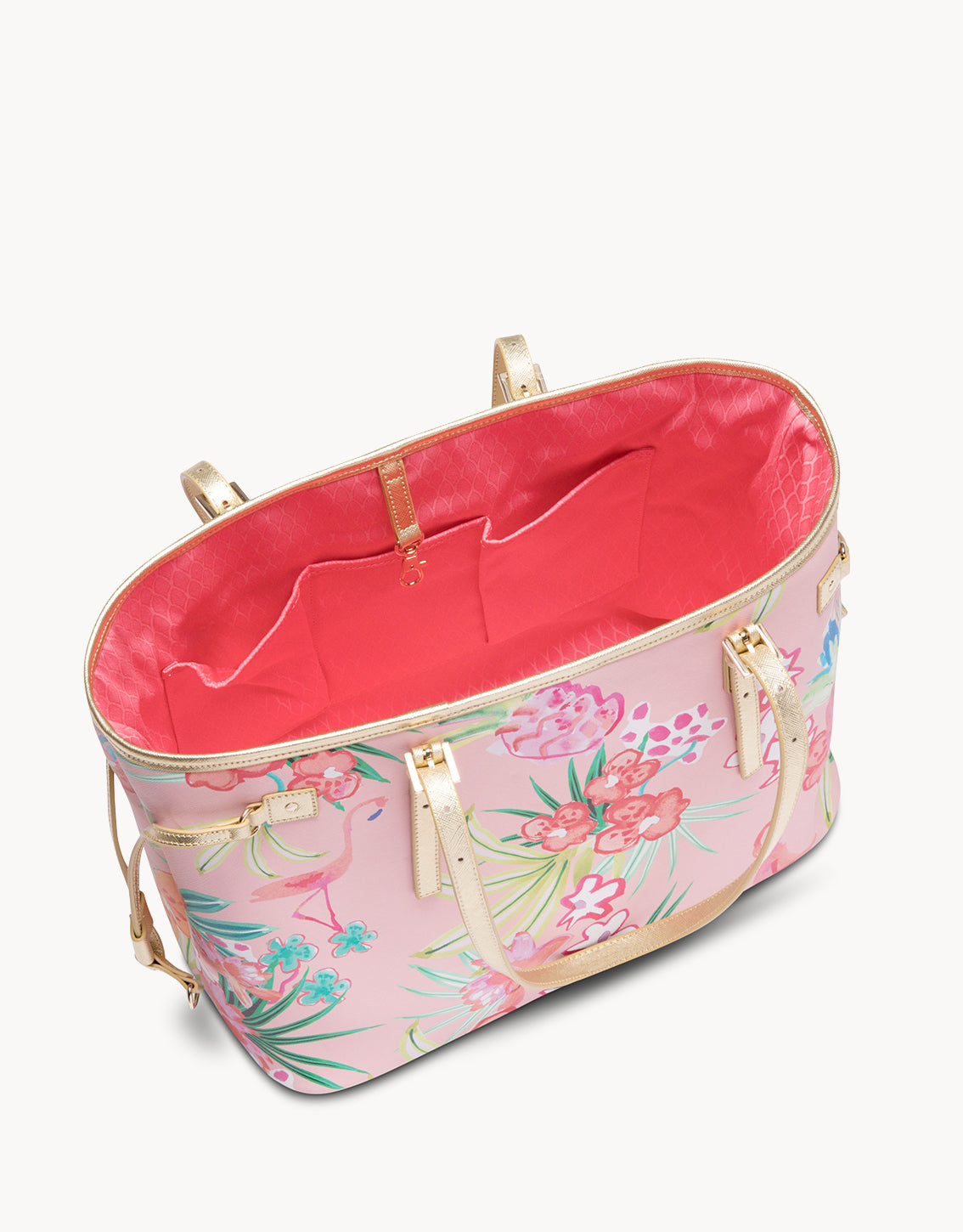 Retreat Jetsetter Tote Flamingo Floral