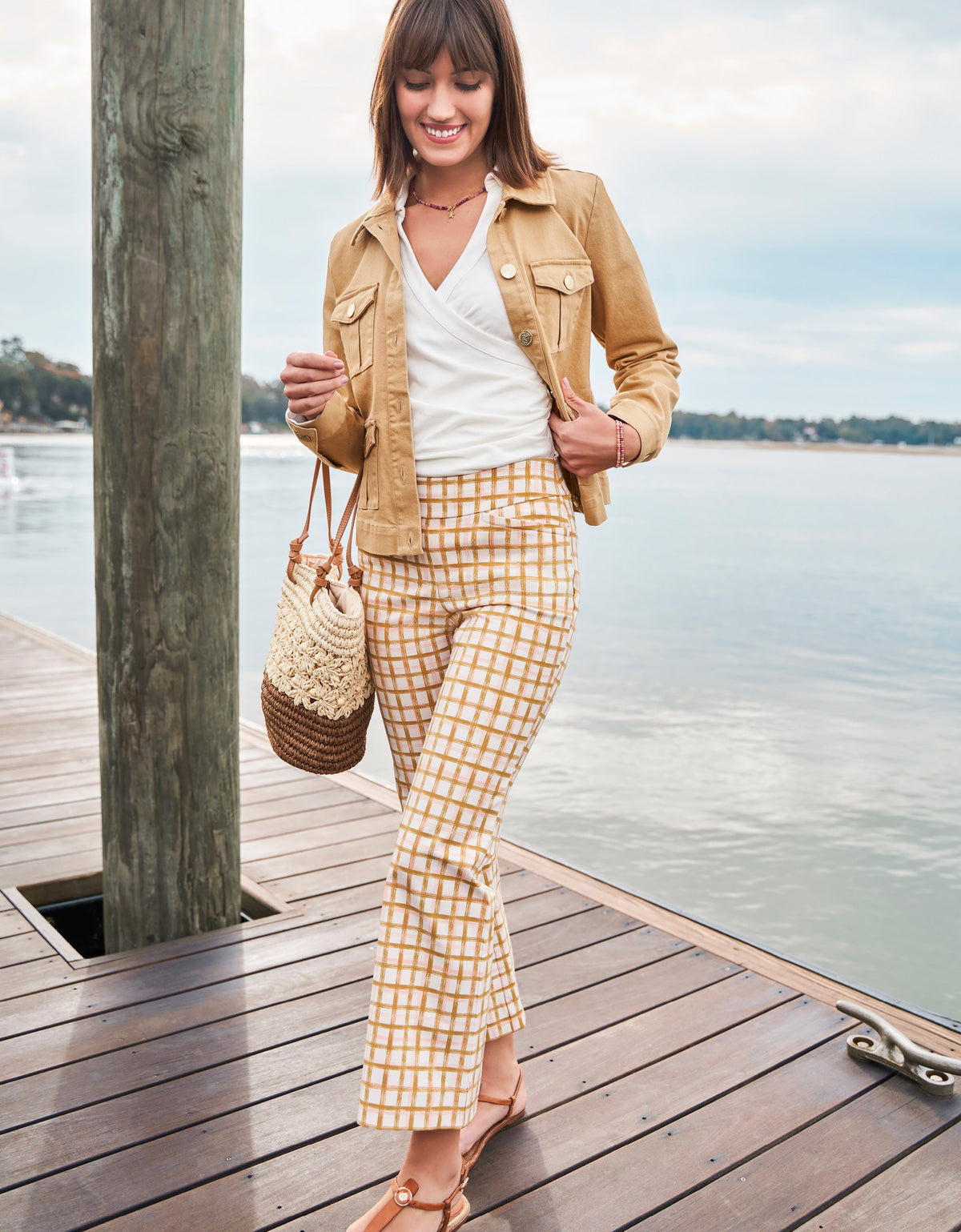 Edeline Wrap Top Pearl White