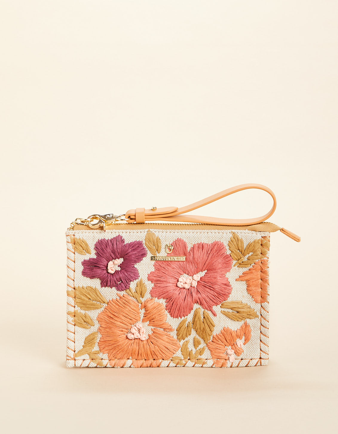 Sophie Raffia Wristlet Multi