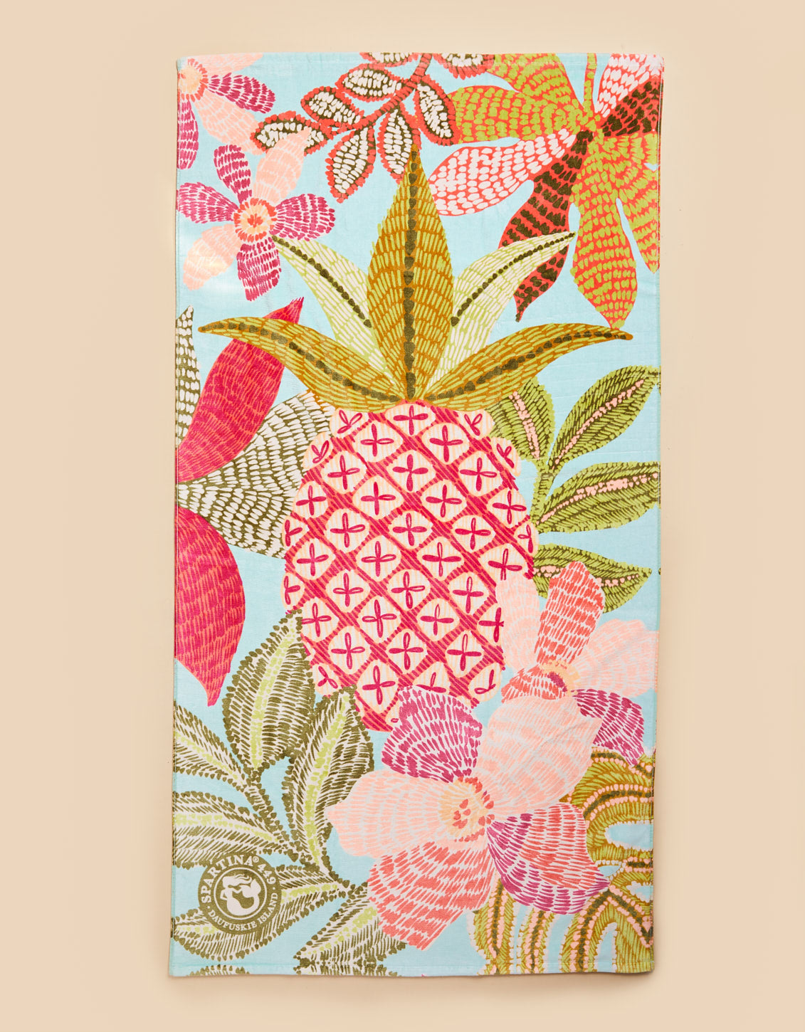 Beach Towel Callawassie Pineapple
