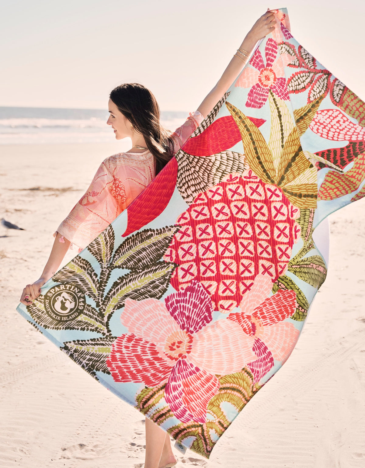 Beach Towel Callawassie Pineapple