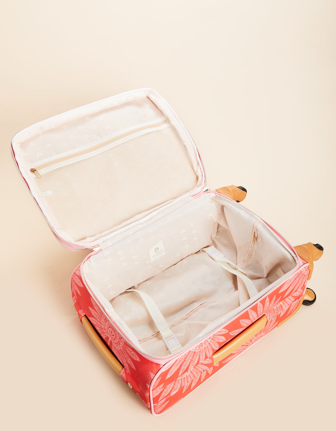 20" Expandable Rolling Suitcase Palmetto Frond