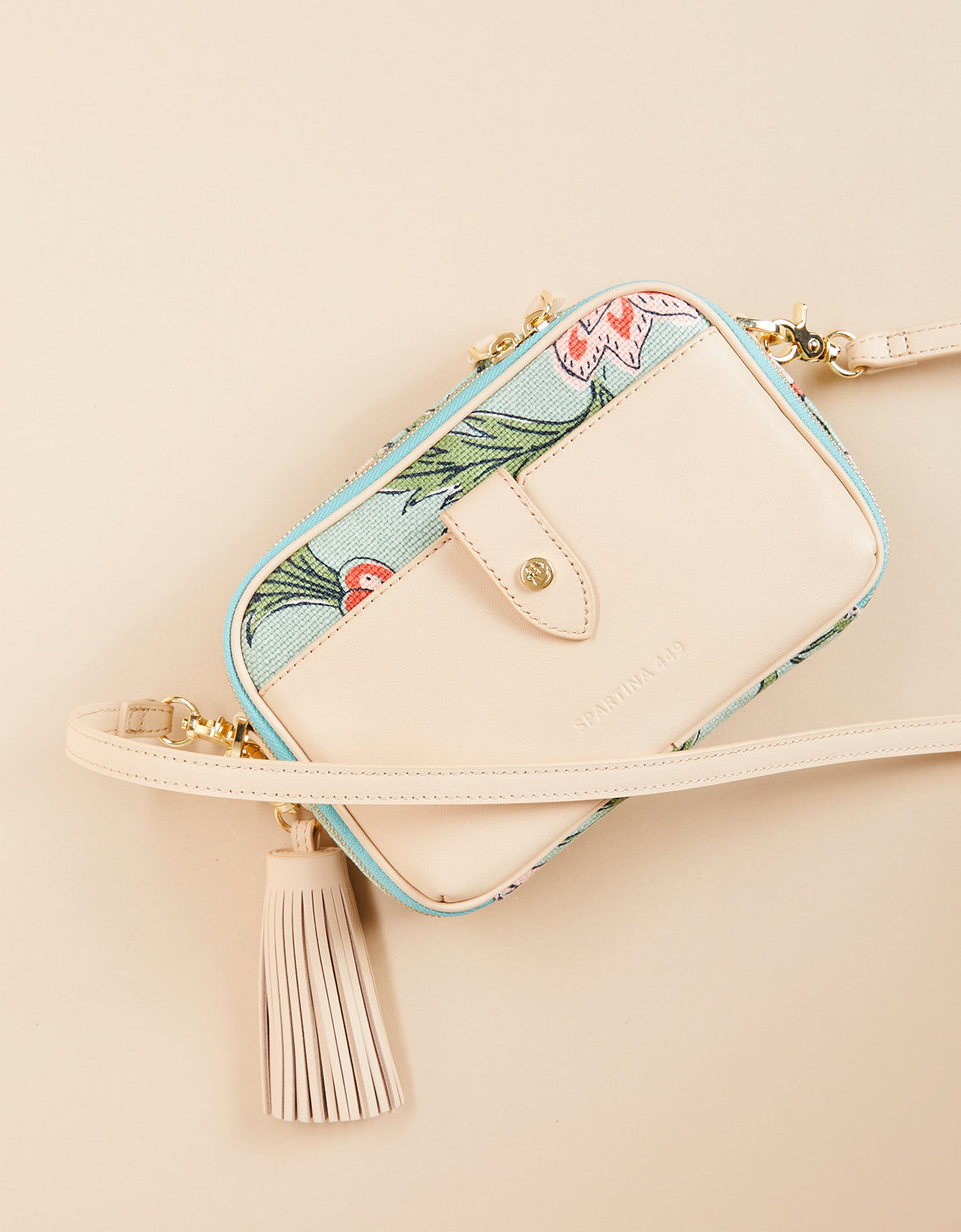 Meryl Phone Crossbody Hamilton Floral Block Print