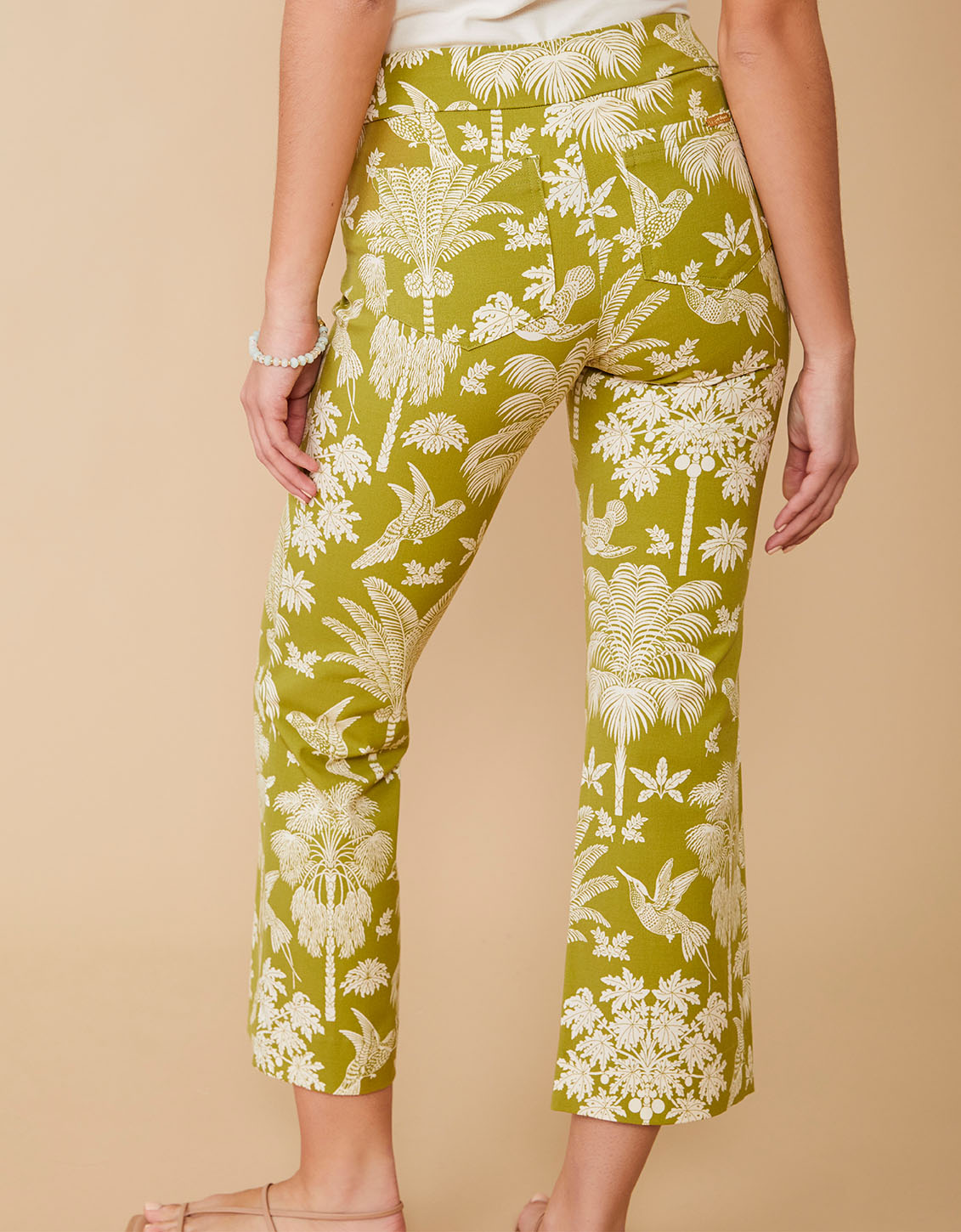 Maren Kick Flare Pant Sugar Mill Palms