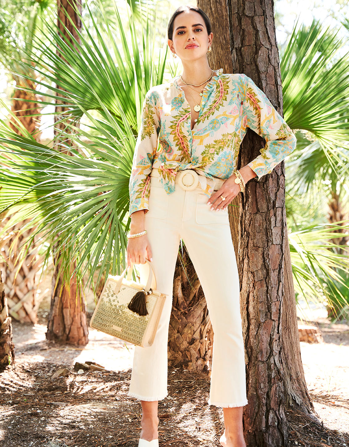 Juliette High Rise Jean Buttercream