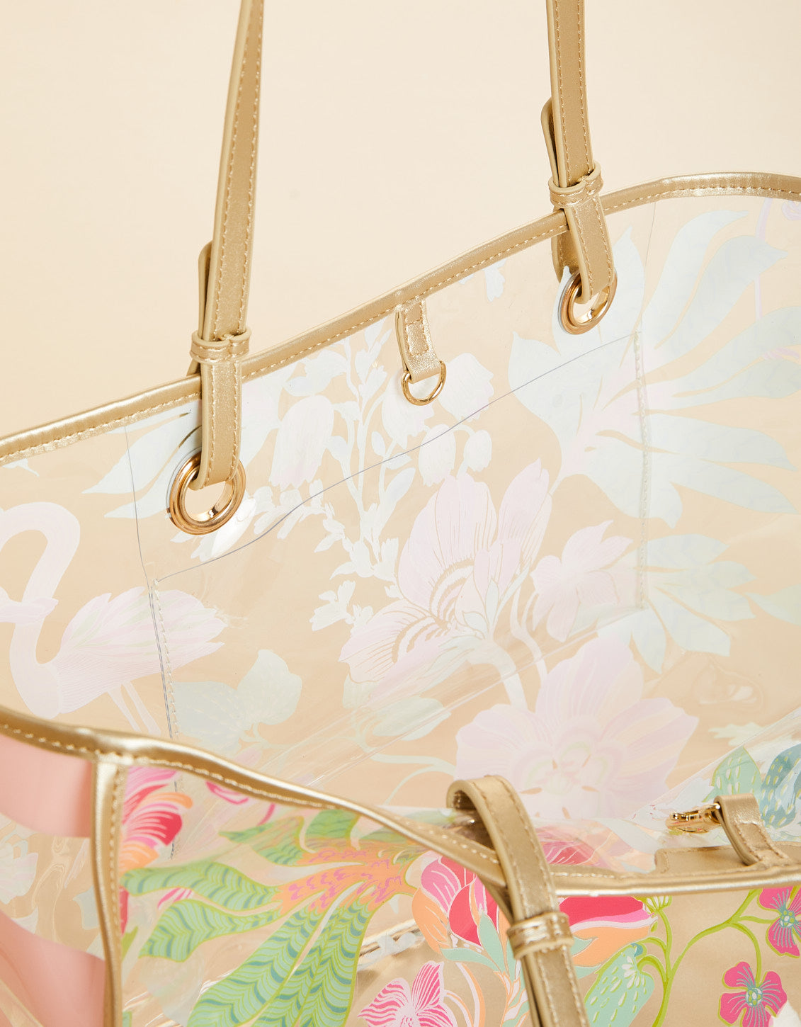 Beach Tote Flamingo Pineapple