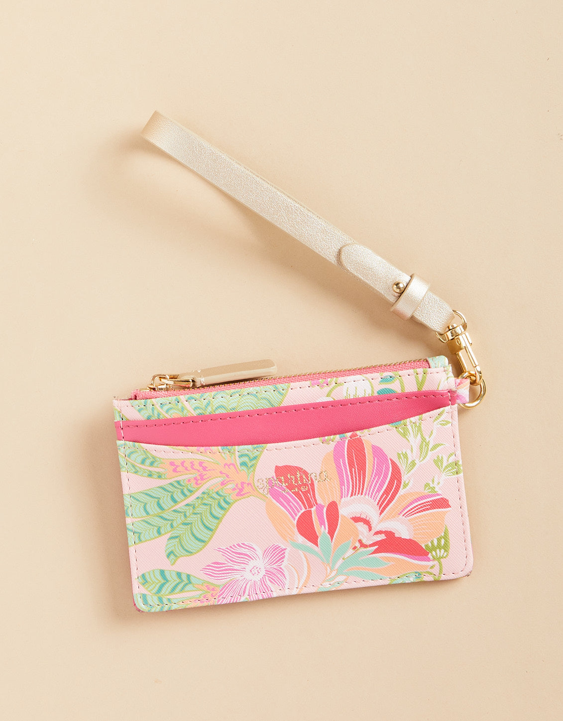 Slim Card Coinpurse Flamingo Pineapple