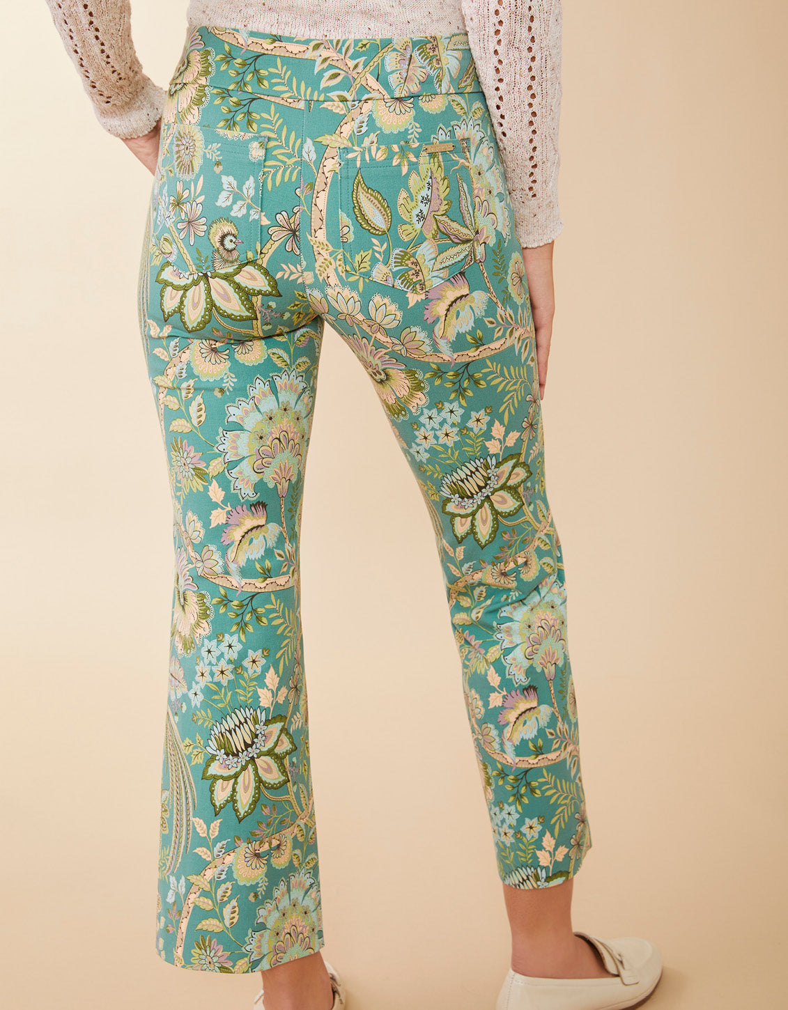 Maren Kick Flare Pant Mystic Moss Bird