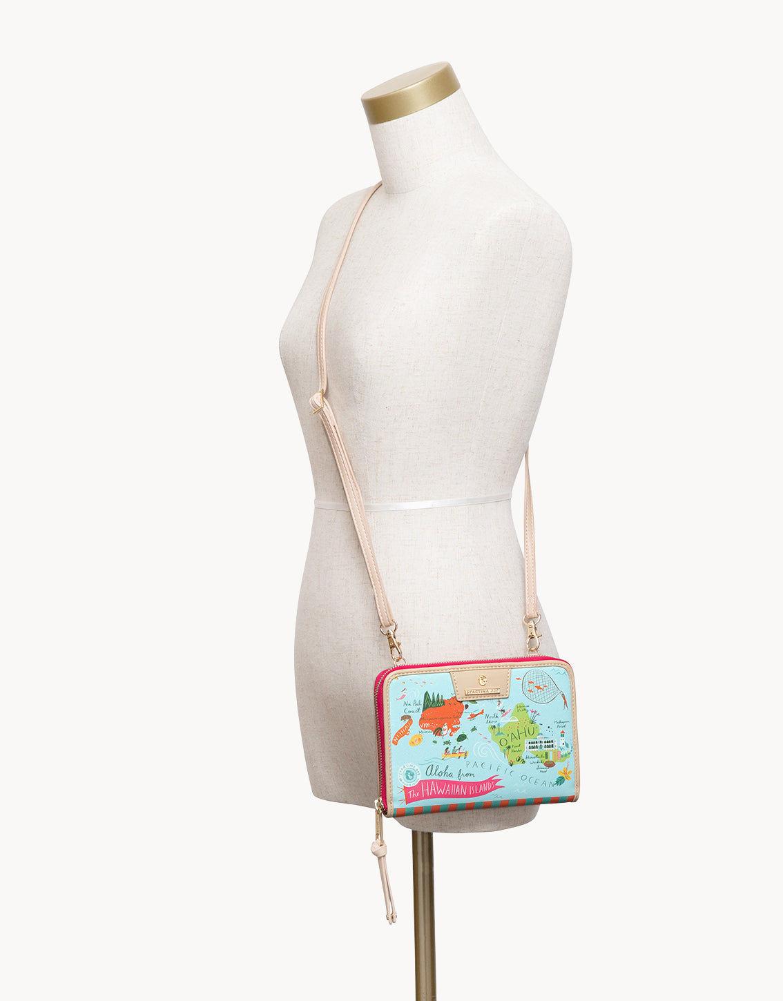  Hawaiian Islands All-in-One Phone Crossbody