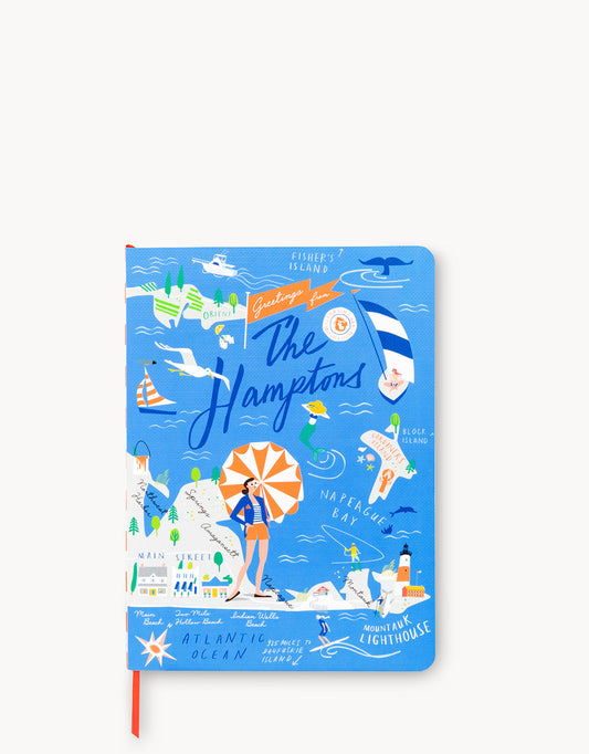 Ruled Notebook The Hamptons 5x7
