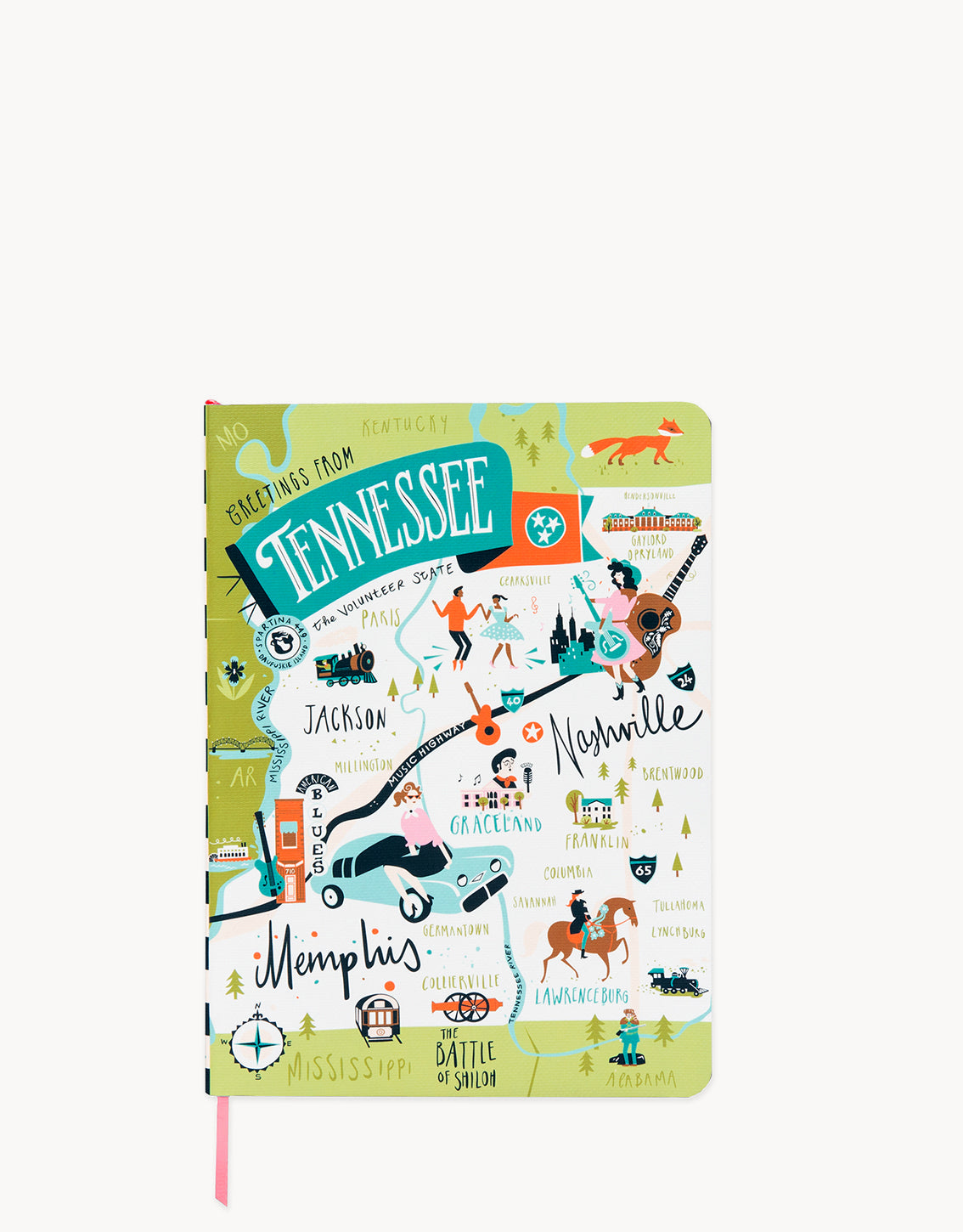  Tennessee Ruled Notebook