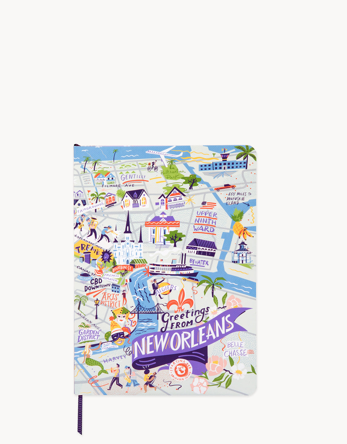  Ruled Notebook New Orleans 5x7