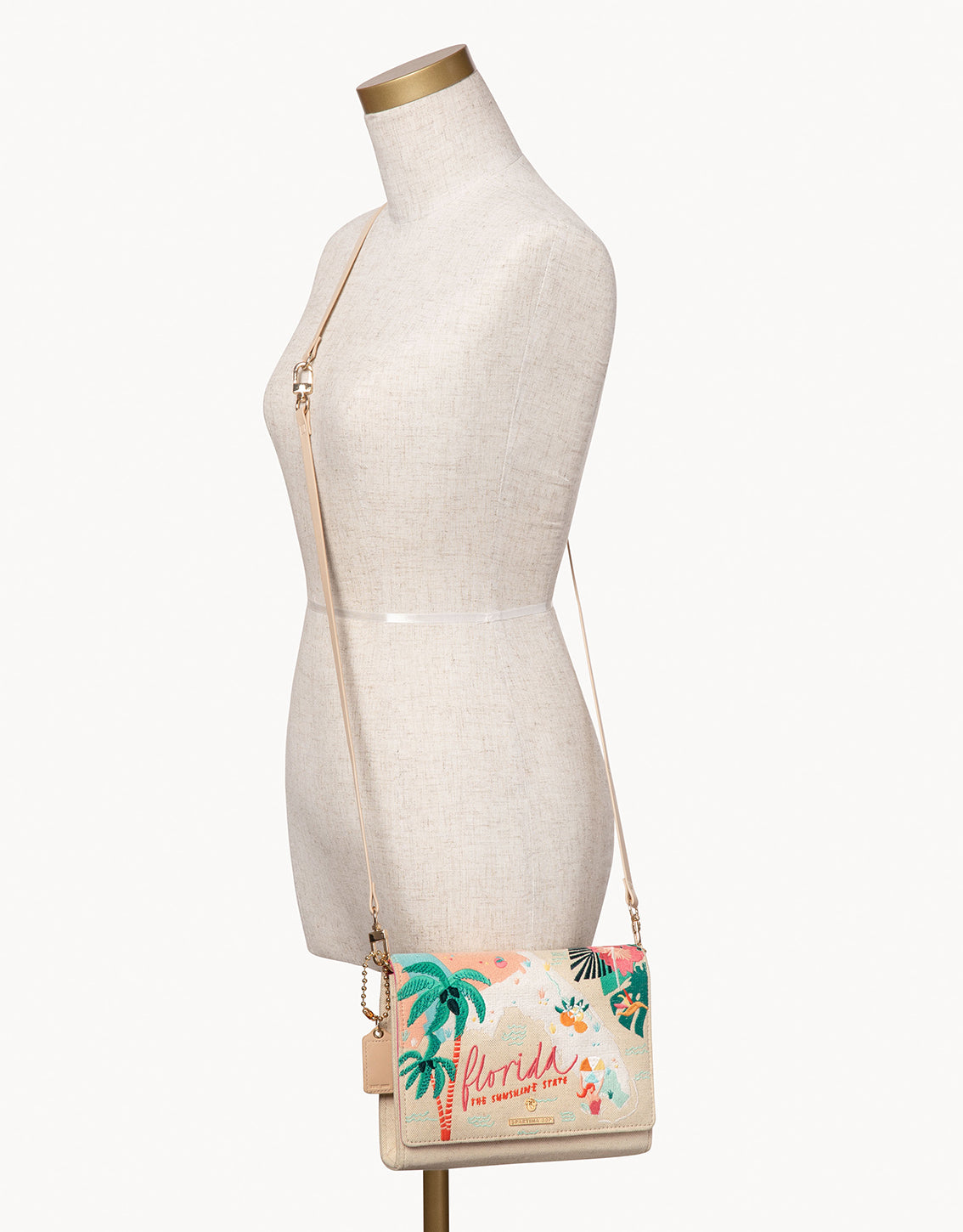  Florida Embroidered Convertible Crossbody