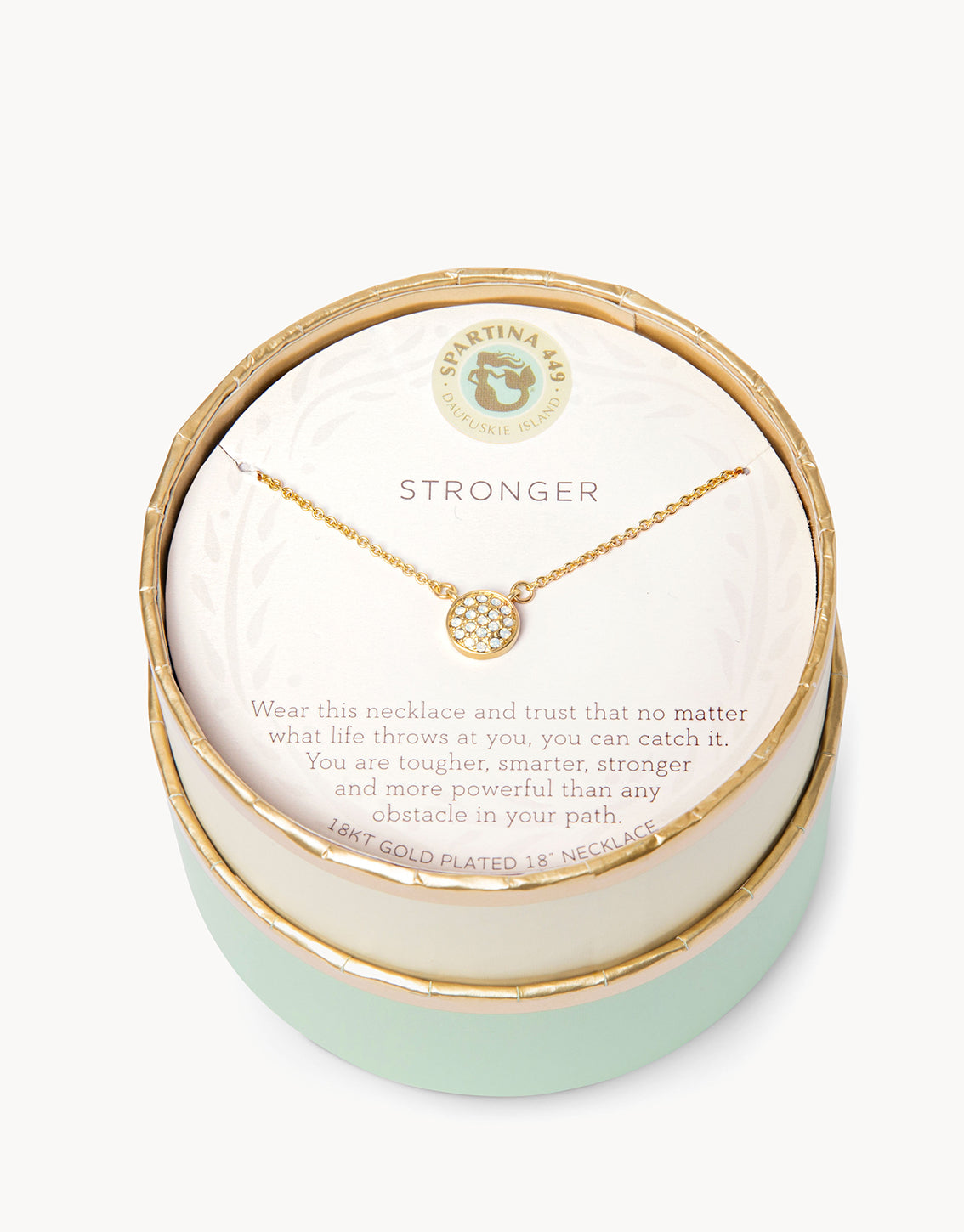  Sea La Vie Necklace Stronger/Pave Disk