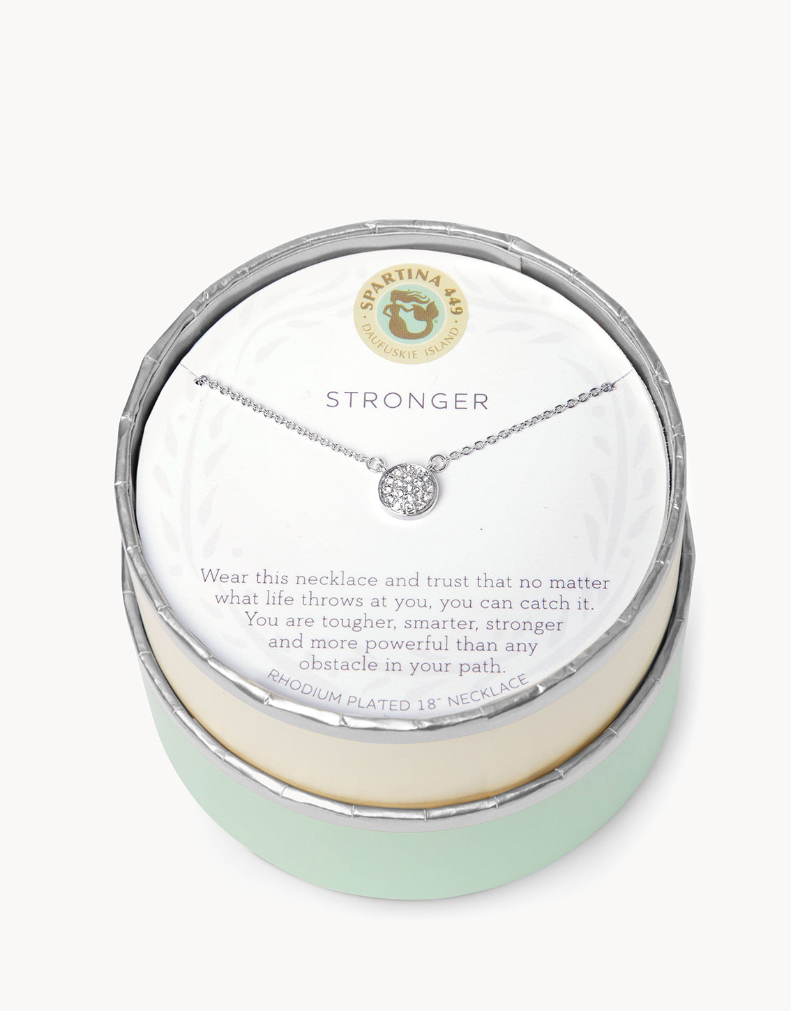  Sea La Vie Necklace Stronger/Pave Disk