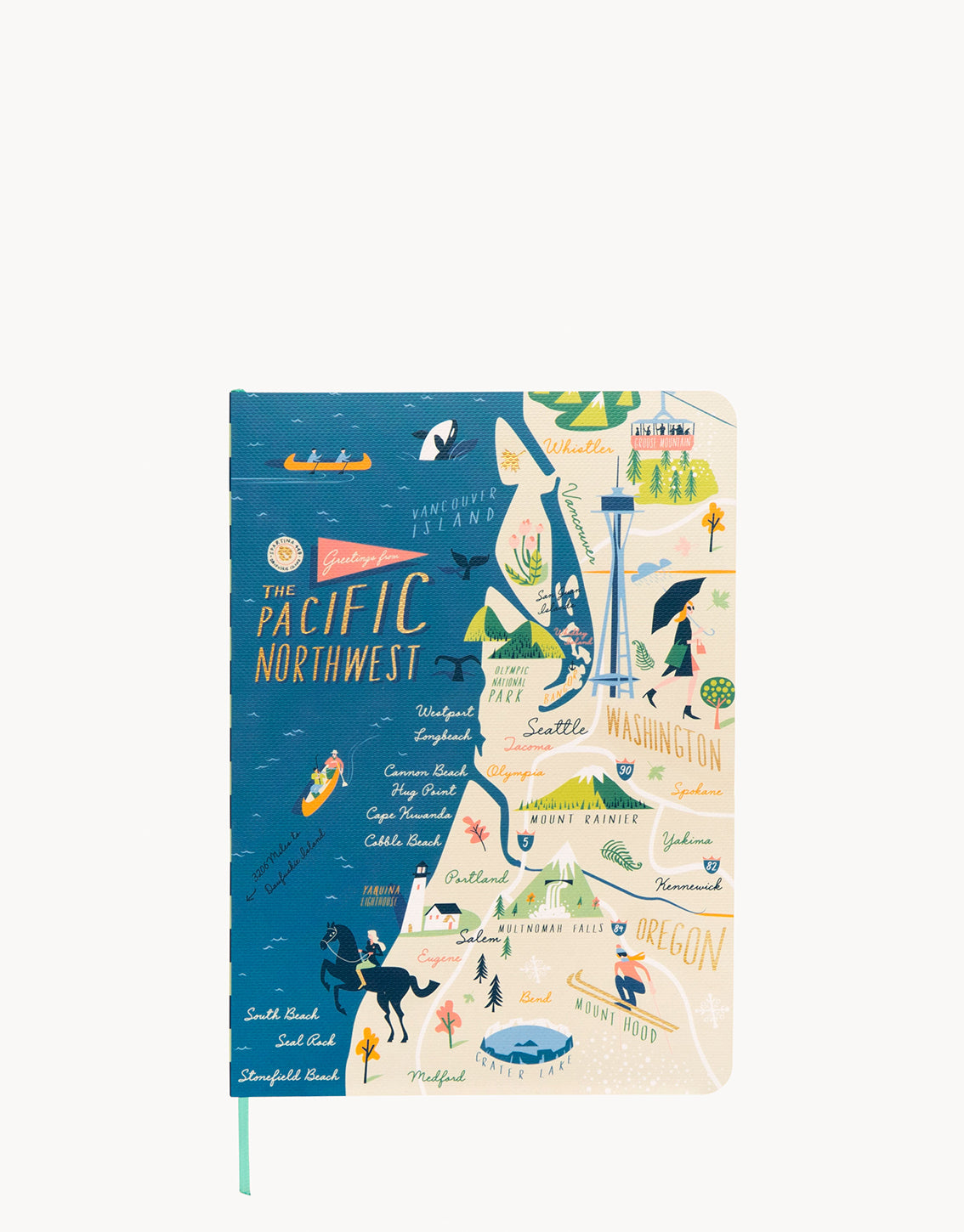  Pacific Northwest Ruled Notebook