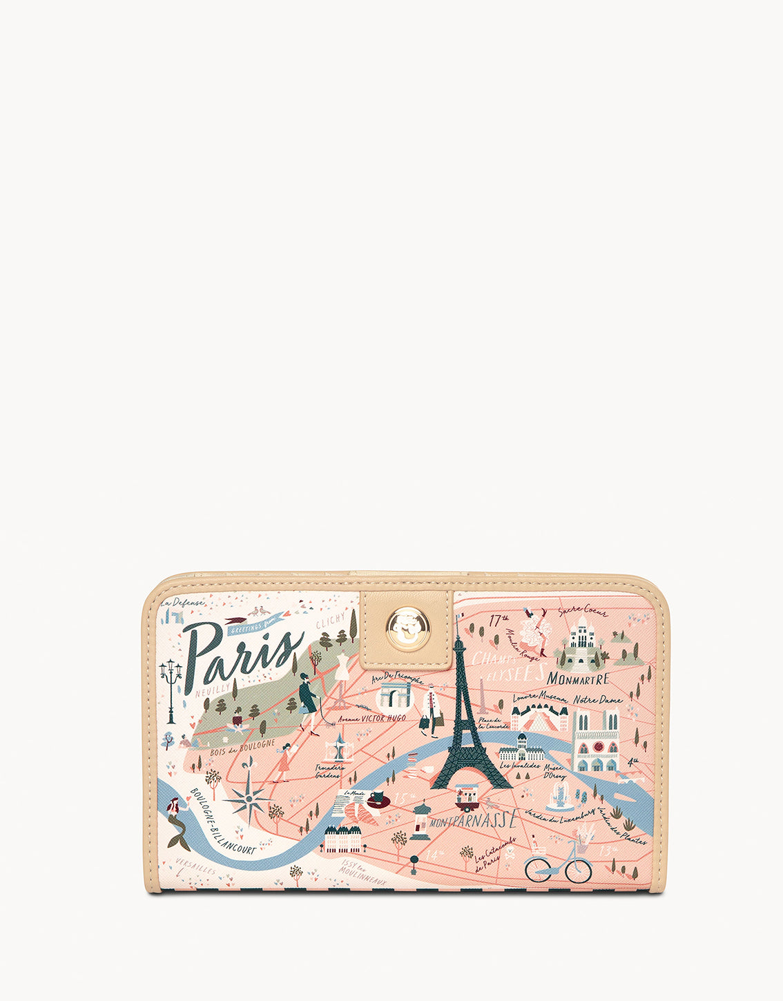  Paris Snap Wallet