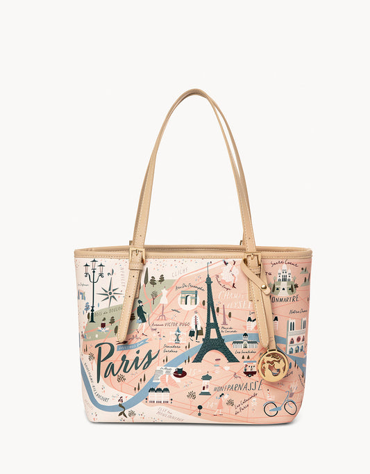  Paris Small Tote (w/ Zipper)