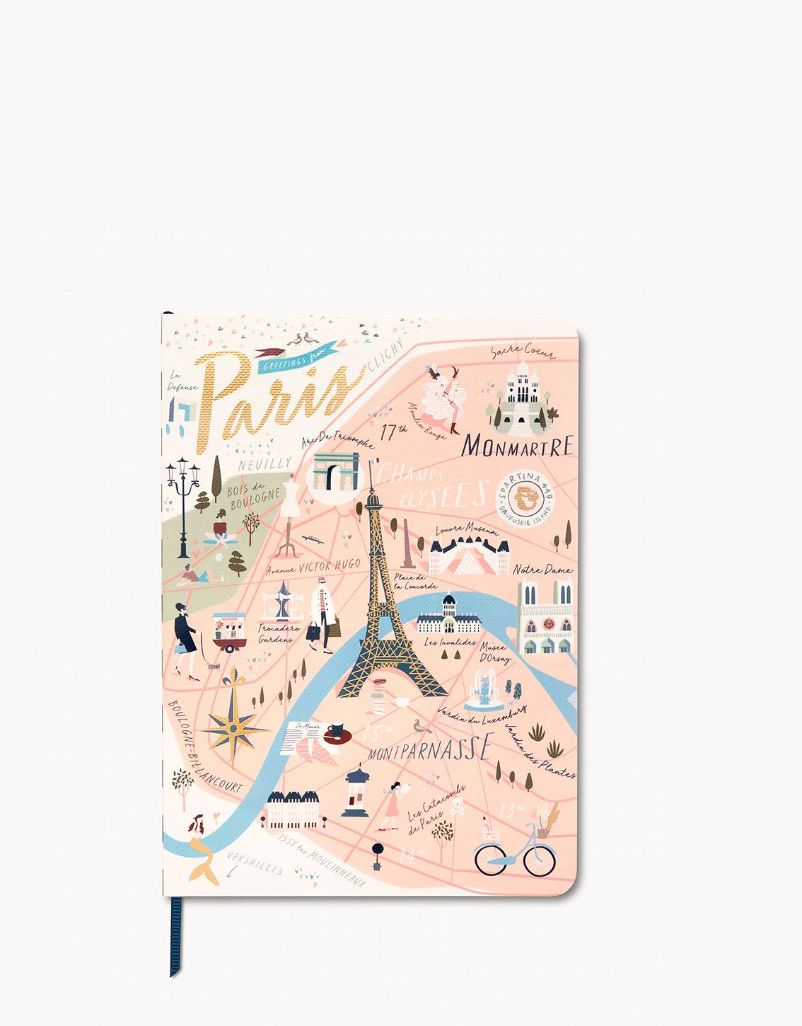  Paris Ruled Notebook