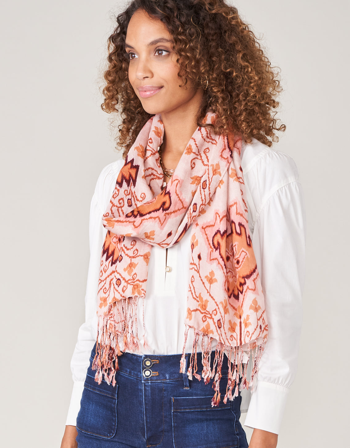  Scarf Linden Ikat