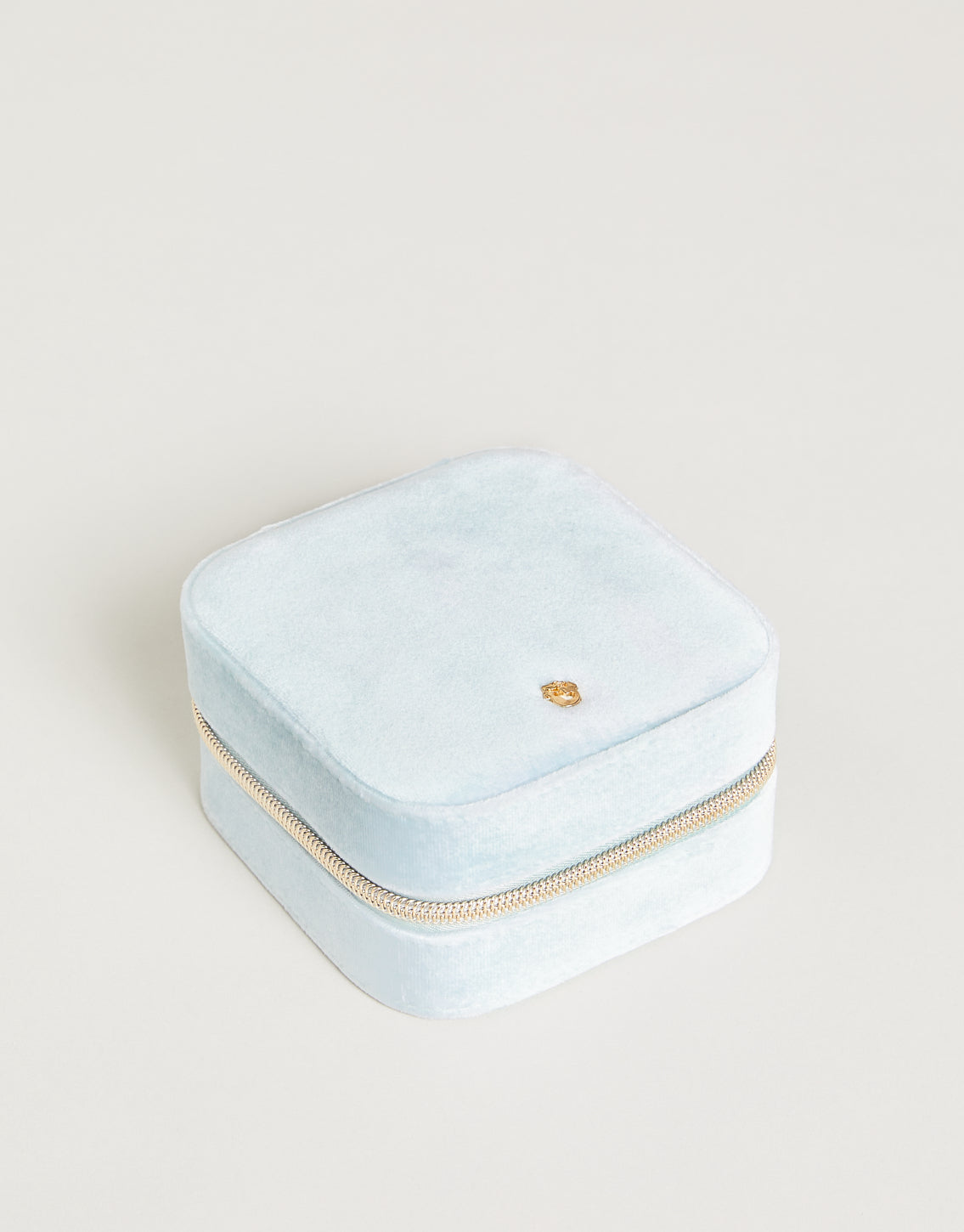  Velvet Jewelry Travel Case Sea Foam