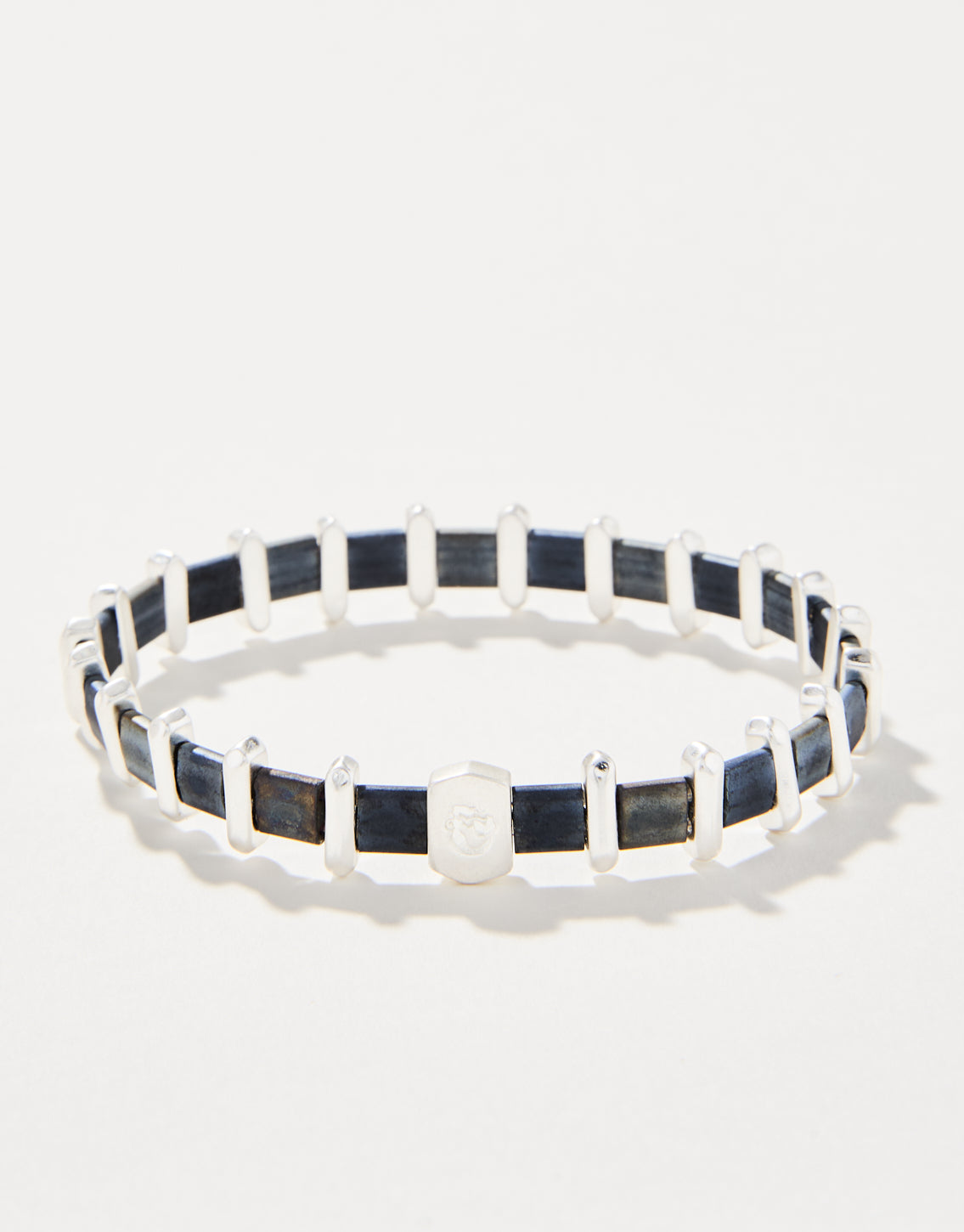  Tila Stretch Bracelet Grey/Blue Silver