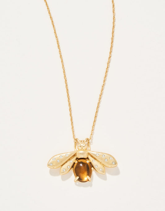  Honey Bee Slide Necklace Bronze