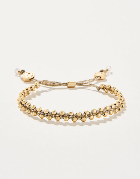  Friendship Bracelet Metallic Gold/Gold Beads