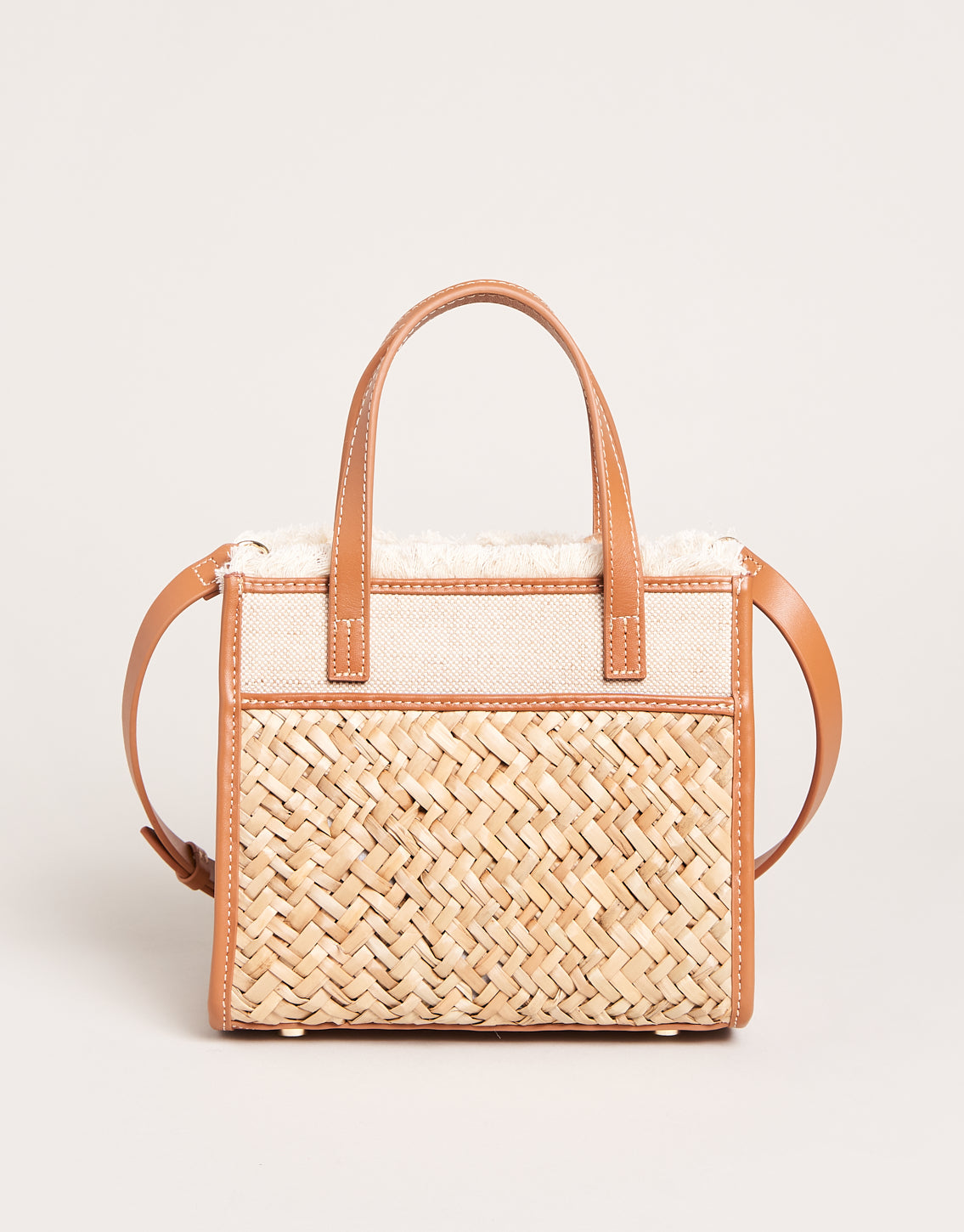  Ginger Straw Dune Satchel Crossbody