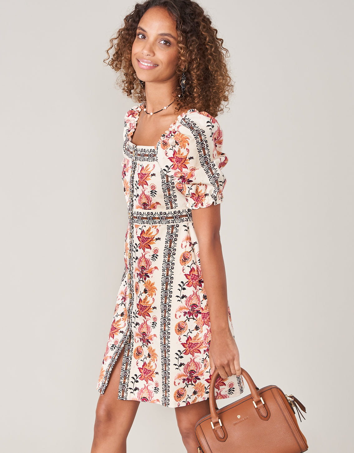  Catrina Denim Dress Linden Vintage Thistle Stripe