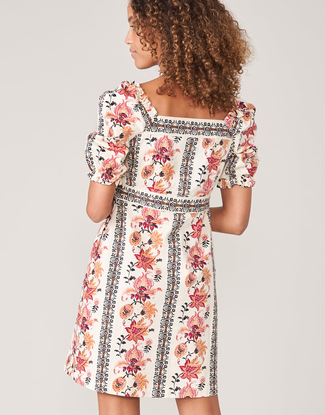  Catrina Denim Dress Linden Vintage Thistle Stripe