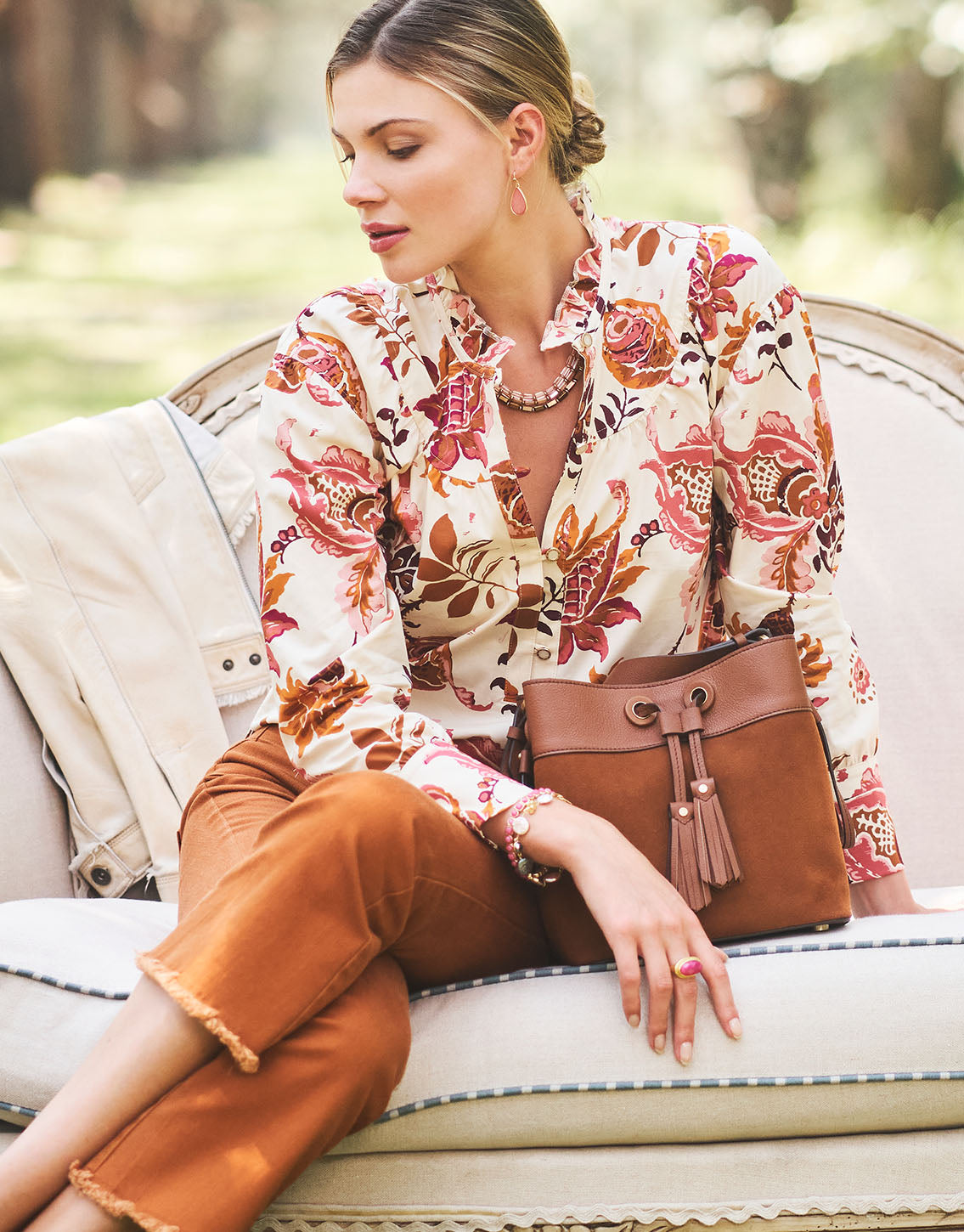 Juliette High Rise Jean Cognac